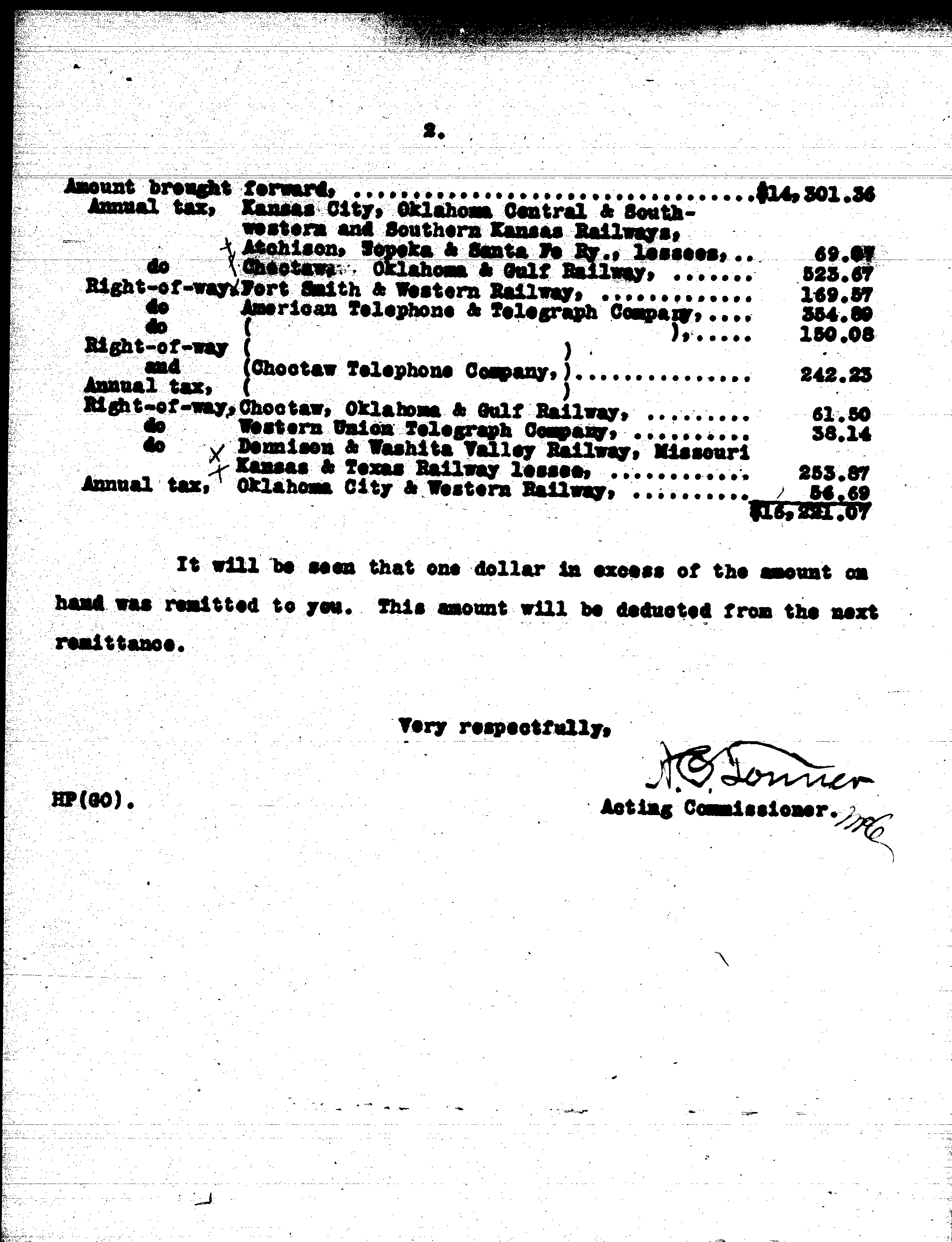 1904 Payment Schedule